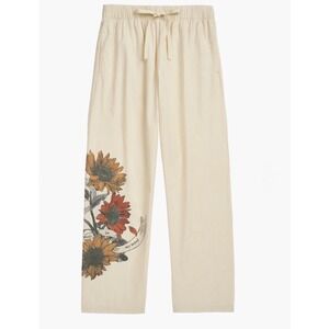 NWT Taylor Swift Secret Gardens In My Mind Poplin Pants Sunflower XS
